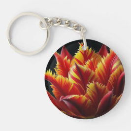 Parrot Tulip Blommigt Red and Gult