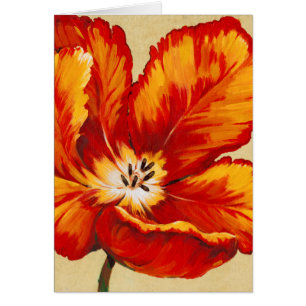 Parrot Tulip I Hälsningskort