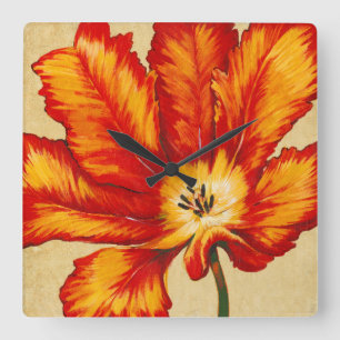 Parrot Tulip II Fyrkantig Klocka