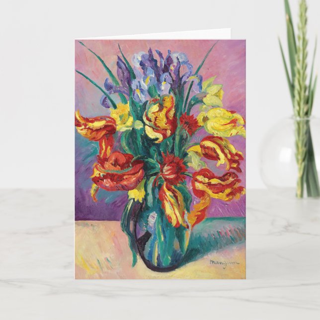 Parrot Tulips | Henri Manguin Kort (Framsida)