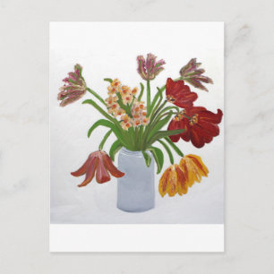 Parrot Tulips: Susan Payne-Trutna Vykort