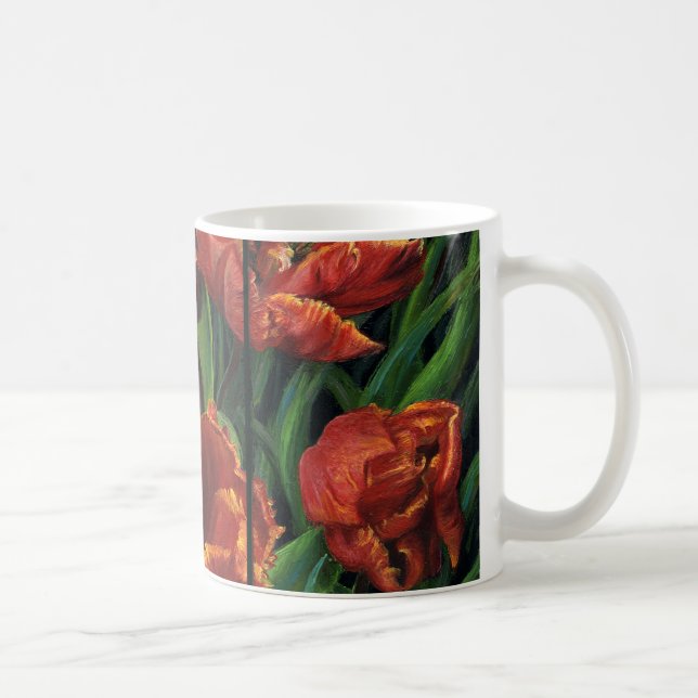 "Parrot Tulips Triptych" Mugg (Höger)