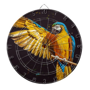Parrot ut Stretched Vinge Darttavla