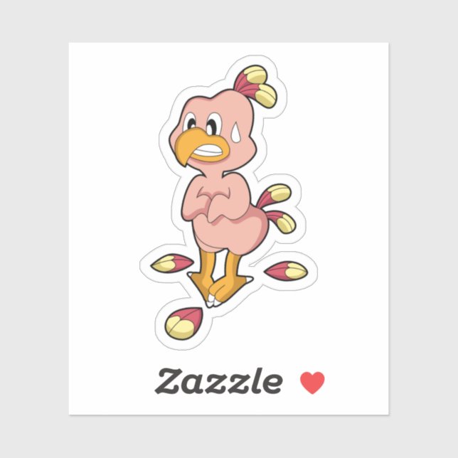 Parrot utan fjädrar.PNG Klistermärken (Ark)