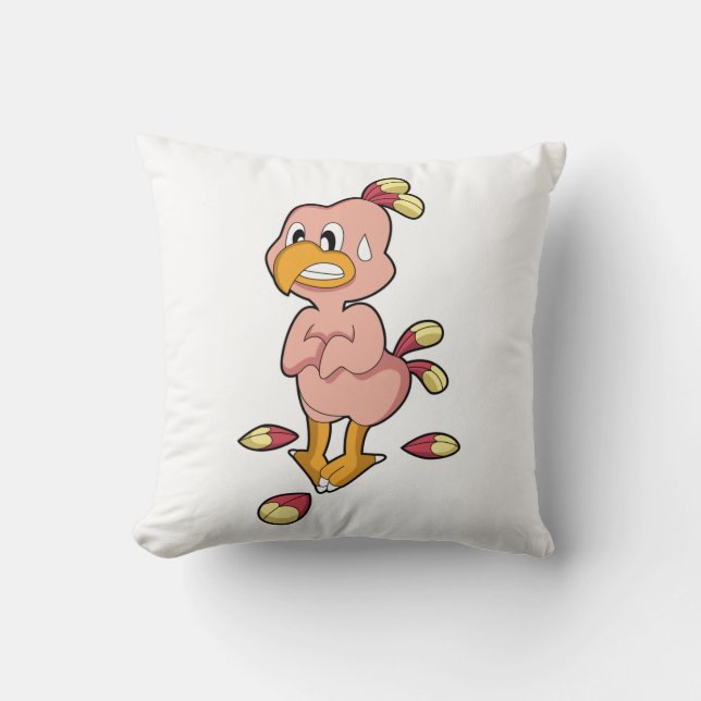 Parrot utan fjädrar.PNG Kudde (Framsida)