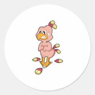 Parrot utan fjädrar.PNG Runt Klistermärke
