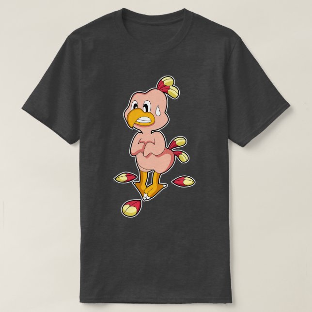 Parrot utan fjädrar t shirt (Design framsida)