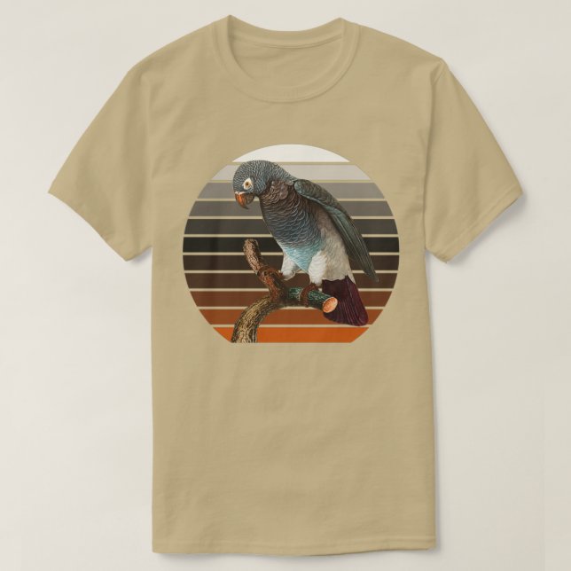 Parrot vid Gren 1 T Shirt (Design framsida)