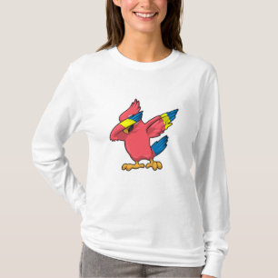 Parrot vid Hip hop Dance Dab T Shirt
