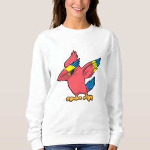 Parrot vid Hip hop Dance Dab T Shirt