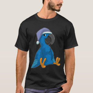 Parrot vid Sleeping med nightcap T Shirt