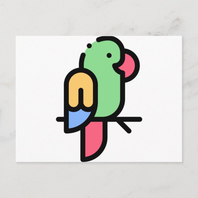 Parrot Vykort (Framsida)