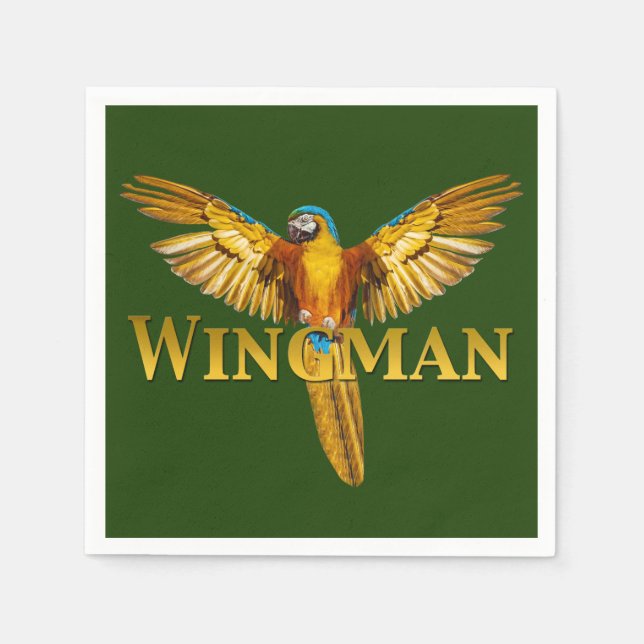 Parrot Wingman Pappersservett (Framsidan)