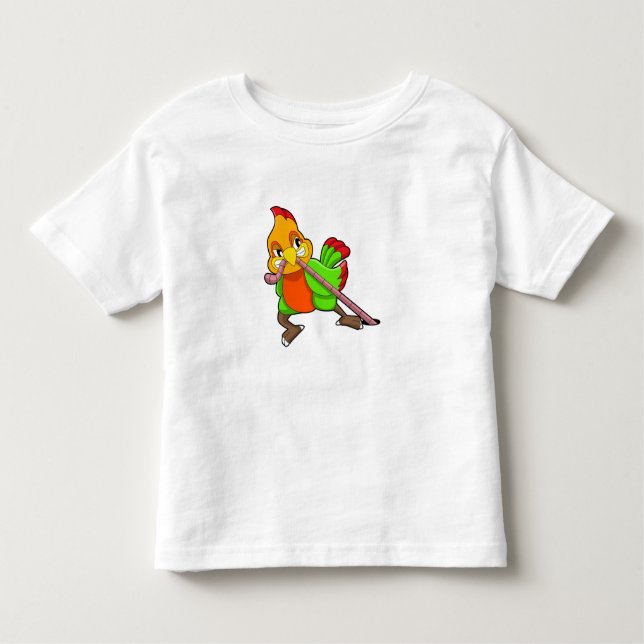 Parrot with Worm T Shirt (Framsida)