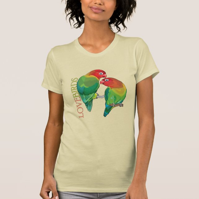 Parroter av fiskaryngel t shirt (Framsida)