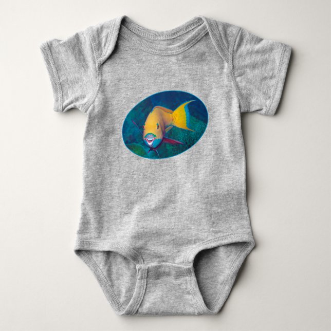 Parrotfish Underwaterphoto - Photographic design | T Shirt (Framsida)