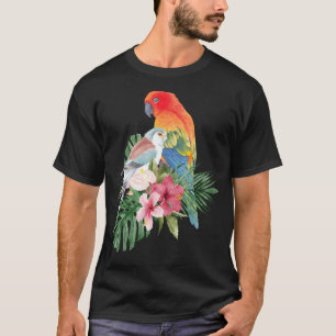 Parrots Exotic Birds Ara Cockatoo Zoo Animal Ornit T Shirt