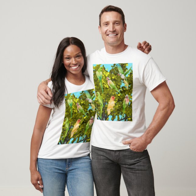 Parrots. T Shirt (Unisex)