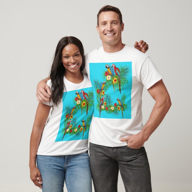 Parrots. T Shirt (Unisex)
