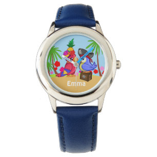 Parrots Treasure Kärlek Cute Kids Personlig Armbandsur