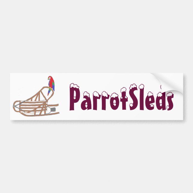 ParrotSleds - bildekal (Framsidan)