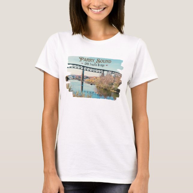 Parry Ljud CPR Trestle Bridge T Shirt (Framsida)