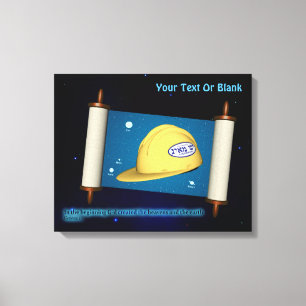 Parshat Bereshit - Yesh M'ayn Construction Company Canvastryck