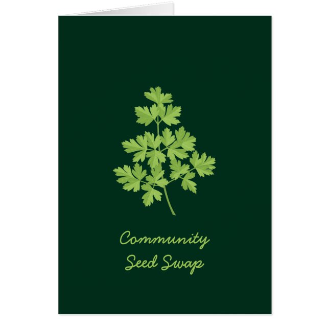 Parsley Hälsningskort (Framsidan)