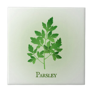 Parsley Herbal Design Ceramic Tile Kakelplatta