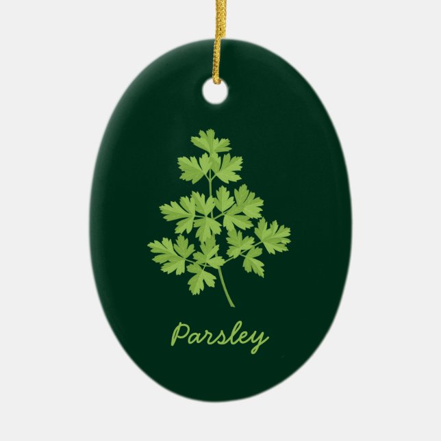 Parsley Julgransprydnad Keramik (Framsidan)