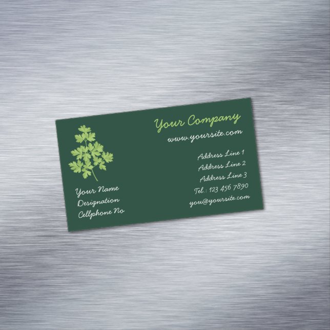 Parsley Magnetiska Visitkort (In Situ)