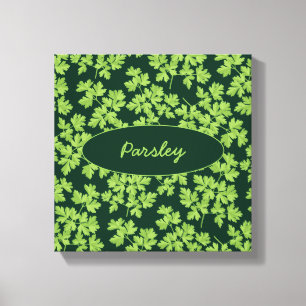 Parsley Mönster Canvastryck