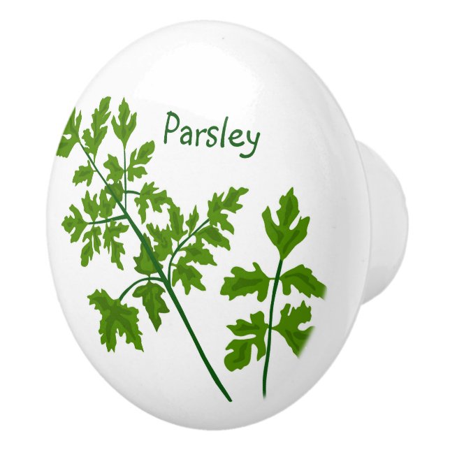 Parsley Örters Kitchen Ceramic Knob Knopp (Höger)