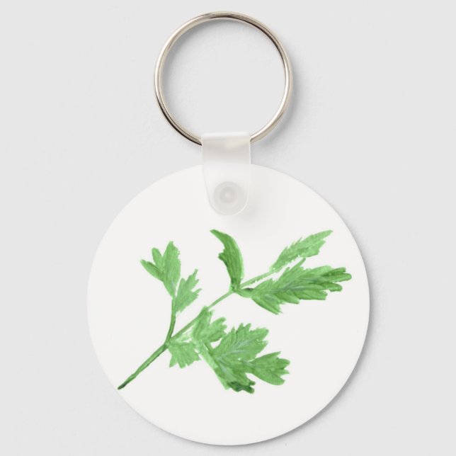 Parsley örtvattenfärg nyckelring (Framsida)