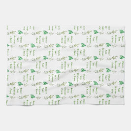Parsley Sage Rosemary Thyme Herbal Design Kökshandduk