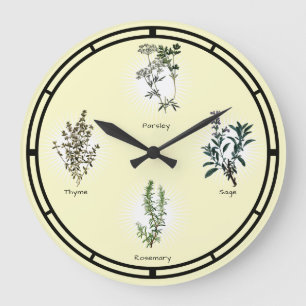 Parsley Sage Rosemary & Thyme Örters Stor Klocka