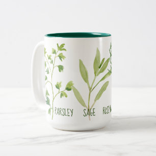 Parsley Sage Rosemary & Thyme Tall Två-Tonad Mugg