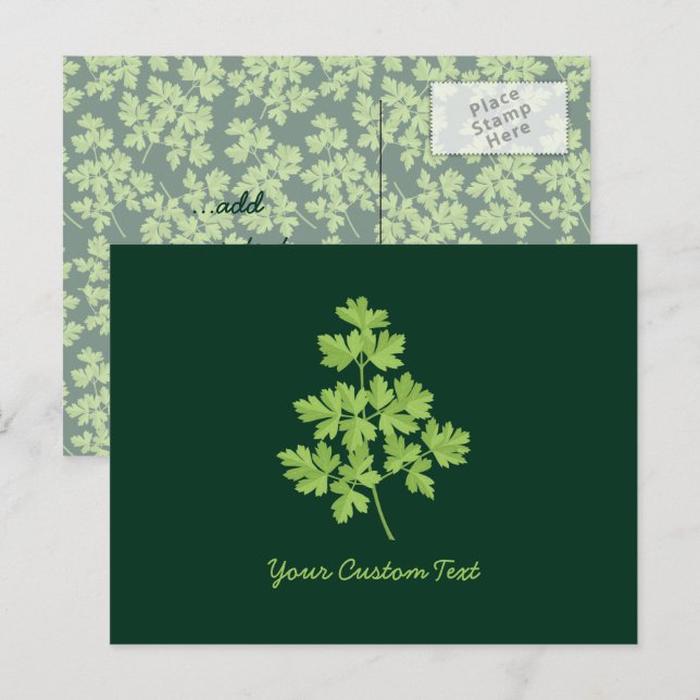 Parsley Vykort (Fram/baksida)