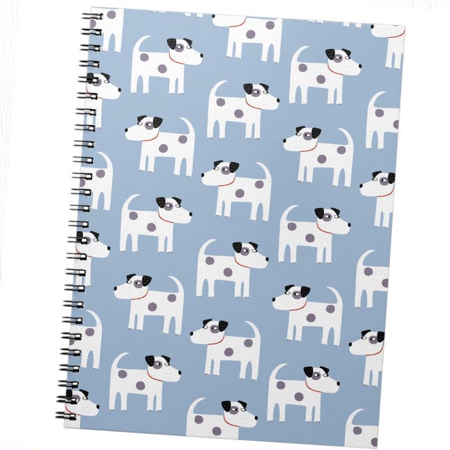 Parson Jack Russell Terrier Hund Blue Anteckningsbok (Parson Jack Russell terrier dog notebook for animal lovers)