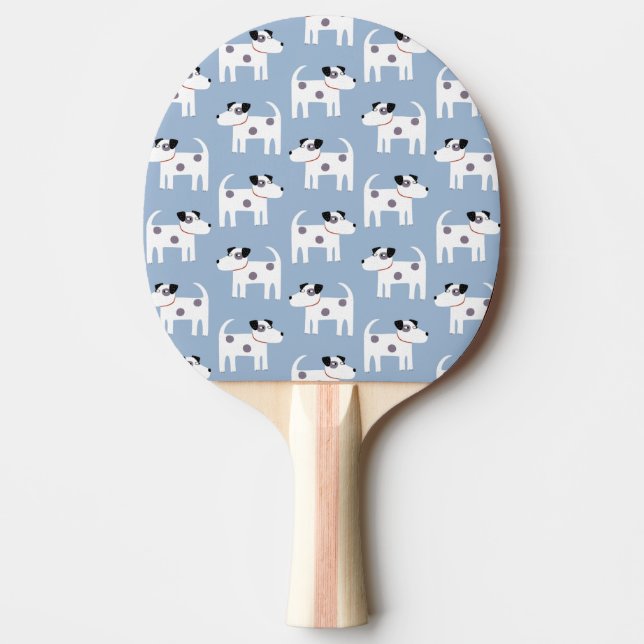 Parson Jack Russell Terrier Hund Blue Pingisracket (Framsidan)