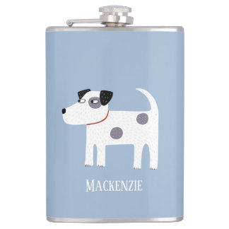 Parson Jack Russell Terrier Hund Personlig Fickplunta