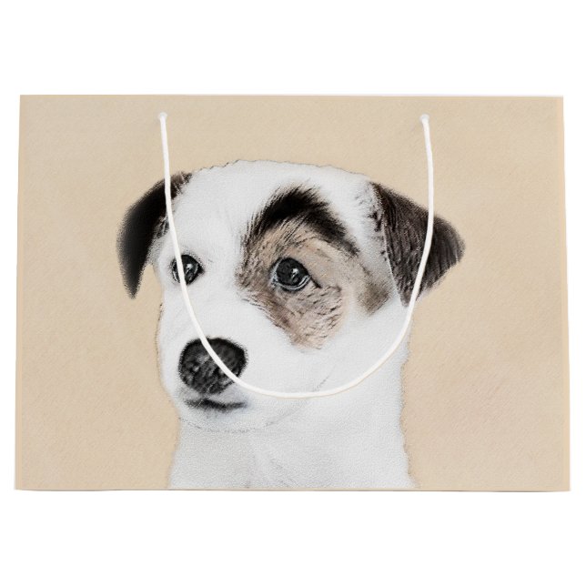 Parson Jack Russell Terrier Painting - Hund Art (Framsidan)