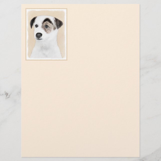 Parson Jack Russell Terrier Painting - Hund Art (Framsida)