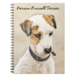 Parson Jack Russell Terrier Painting - Hund Art Anteckningsbok