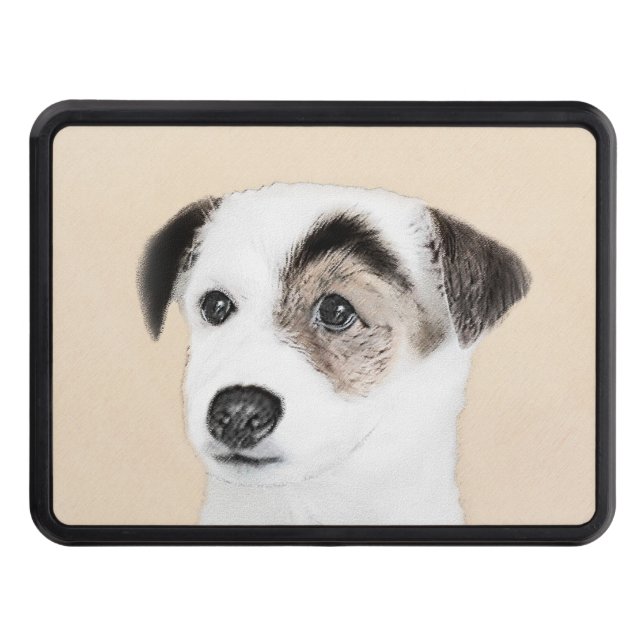 Parson Jack Russell Terrier Painting - Hund Art Dragkroksskydd (Framsidan)
