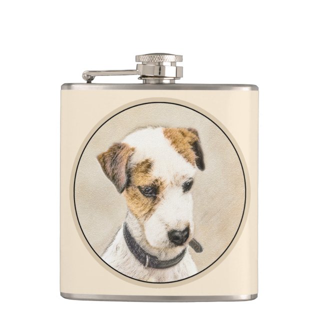Parson Jack Russell Terrier Painting - Hund Art Fickplunta (Framsidan)