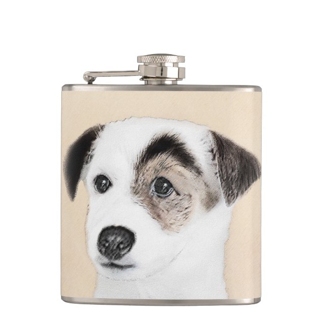 Parson Jack Russell Terrier Painting - Hund Art Fickplunta (Framsidan)