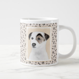 Parson Jack Russell Terrier Painting - Hund Art Jumbo Mugg
