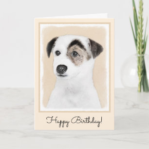 Parson Jack Russell Terrier Painting - Hund Art Kort