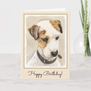 Parson Jack Russell Terrier Painting - Hund Art Kort